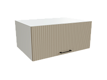 Шкаф ВГ810 верхний горизонтальный Сиэль Ян БЕЛ/АТЛ/СЕР Ф87