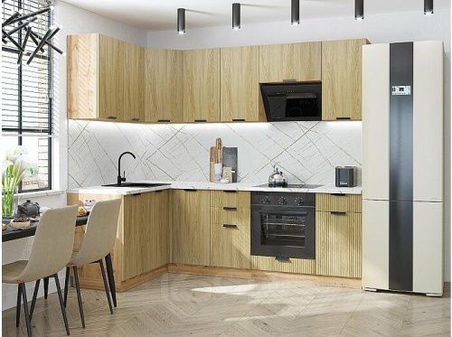 Модульный кухонный гарнитур Евро 2140x1400/2400x600