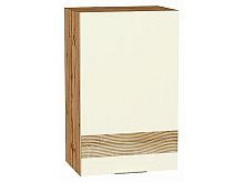 Шкаф верхний с 1-ой дверцей Терра DR Ваниль софт Дуб Вотан 716*450*318