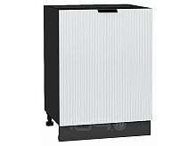 Шкаф нижний с 1-ой дверцей Евро Лайн Белый / Graphite 816*600*478