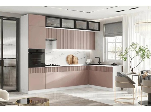 Кухонный гарнитур Оливия шарли pink 2500x3000x600