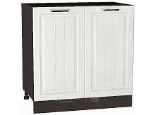 Шкаф нижний с 2-мя дверцами Прага Белое дерево Graphite 816*800*478
