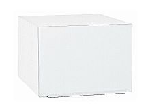 Шкаф верхний горизонтальный глубокий Фьюжн Silky White Белый 358*500*576