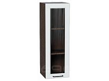 Шкаф верхний с 1-ой остекленной дверцей Барселона Белый Graphite 920*300*324