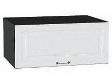 Шкаф верхний горизонтальный глубокий Ницца Белый/Graphite 358*800*574