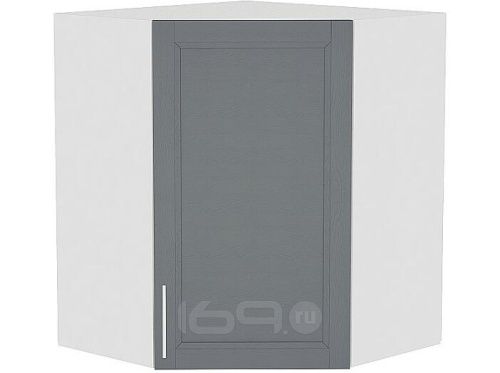Шкаф верхний угловой Сканди ВУ 590 Graphite Softwood-Белый