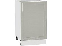 Шкаф нижний с 1-ой дверцей Сканди Н 600 Grey Softwood-Белый