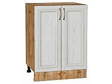 Шкаф нижний с 2-мя дверцами Шале White Dreamline Дуб Вотан 816*600*480