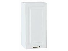 Шкаф верхний с 1-ой дверцей Ницца Белый/Белый 716*350*318