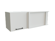 Шкаф ШВУГ1010 с 1-ой дверью Мемфис БЕЛ/БЕЛ/СОФТ ФУГ1010