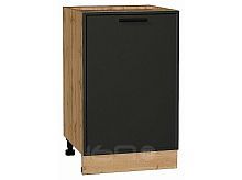 Шкаф нижний с 1-ой дверцей Фрейм Stormy Silk Дуб Вотан 816*500*484