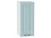 Шкаф верхний с 1-ой дверцей Ницца Голубой/Белый 716*300*318