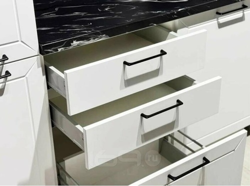 Модульный кухонный гарнитур Глетчер айленд силк 2336x1605x600 фото 5