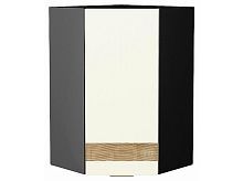 Шкаф верхний угловой Терра DL Ваниль софт Graphite 920*600*600