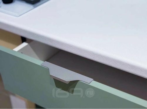 Модульный кухонный гарнитур Фьюжн silky mint 2330x2200x600 фото 4