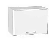 Шкаф верхний горизонтальный Квадро Белый/Белый 358*500*321