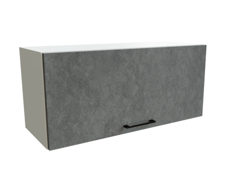 Шкаф ВГ800 верхний горизонтальный Хелмер БЕЛ/БЕТОН Ф87