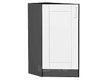 Шкаф нижний торцевой Лофт White Silk/Graphite 816*296*554