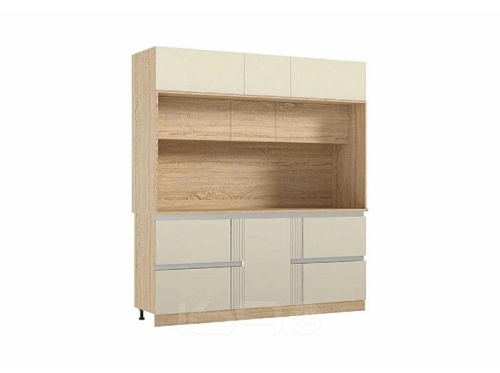 Кухонный гарнитур Карина пластер аворио 2270x2050x600