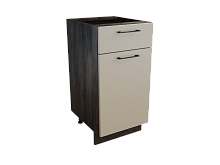 Шкаф Н401 с 1-ой дверью и ящиком Сиэль Инь ДБК/АТЛ/СЕР Ф21