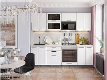 Модульный кухонный гарнитур Глетчер-02 айленд силк 2140x2400x600