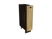 Шкаф НБ200М бутылочница Беверли ДБК/Дуб Шампань Ф80