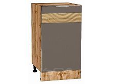 Шкаф нижний с 1-ой дверцей Терра DR Смоки Софт Дуб Вотан 816*450*478