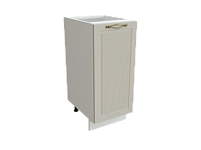 Шкаф Н350 с 1-ой дверью Моцарт БЕЛ/КВАРЦ ГРЕЙ Ф36