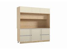 Кухонный гарнитур Карина пластер аворио 2268x2200x600