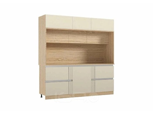 Кухонный гарнитур Карина пластер аворио 2268x2200x600