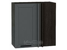 Шкаф верхний прямой угловой Глетчер Маренго Силк Graphite 716*690*345