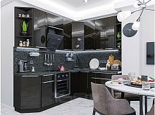 Модульный кухонный гарнитур Фьюжн-04 anthracite 2340x2200/1800x600