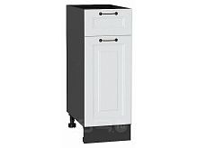 Шкаф нижний с 1-ой дверцей и ящиком Ницца Белый/Graphite 816*300*478