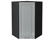 Шкаф верхний угловой Ницца Графит/Graphite 920*600*600