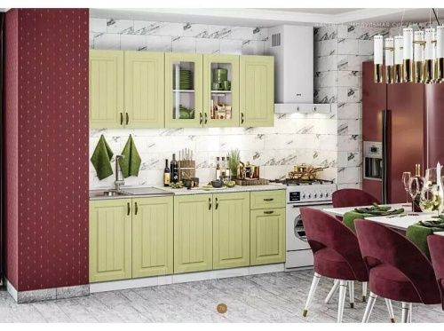 Кухонный гарнитур Настя фисташка 2170x1600x600