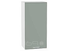 Шкаф верхний с 1-ой дверцей Квадро Аквамарин/Белый 920*450*321