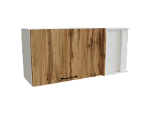 Шкаф ШВУГ1009 с 1-ой дверью Хелмер БЕЛ/ВОТАН ФУГ1000Н