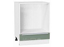 Шкаф нижний под духовку Фьюжн Silky Mint Белый 816*600*476