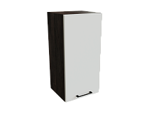 Шкаф В350 с 1-ой дверью Мемфис ДБК/БЕЛ/СОФТ Ф36