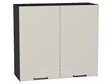 Шкаф верхний с 2-мя дверцами Флэт Cashmere In 2S/Graphite 716*800*318