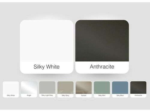 Модульный кухонный гарнитур Фьюжн-07 anthracite, silky white 2140x2700x600 фото 3