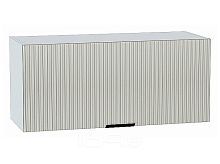 Шкаф верхний горизонтальный Евро Лайн Агат / Белый 358*800*318