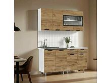 Кухонный гарнитур Рио дуб крафт 2140x1600x600