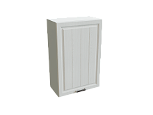 Шкаф В609М с 1-ой дверью Прага БЕЛ/БЕЛ/ДЕР Ф46Н