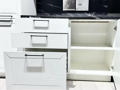 Модульный кухонный гарнитур Глетчер айленд силк 2336x1605x600 фото 3