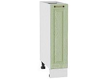 Шкаф нижний бутылочница Ницца НБ 200М Дуб оливковый-Белый