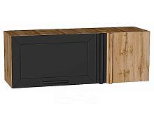 Шкаф верхний прямой угловой горизонтальный Глетчер Маренго Силк/Дуб Вотан 358*1000*350