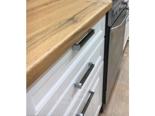 Модульный кухонный гарнитур Прага-01 белое дерево 2140x2600x600 фото 4