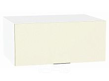 Шкаф верхний горизонтальный глубокий Терра Ваниль софт Белый 358*800*574