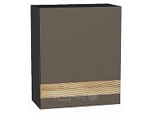 Шкаф верхний с 1-ой дверцей Терра DR Смоки Софт Graphite 716*600*318